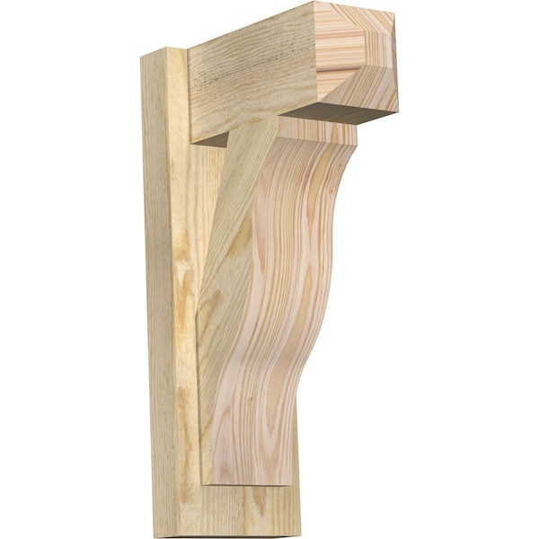 Ekena Millwork Funston Craftsman Rough Sawn Outlooker, Douglas Fir, 6"W x 12"D x 20"H OUT06X12X20FST04RDF - main